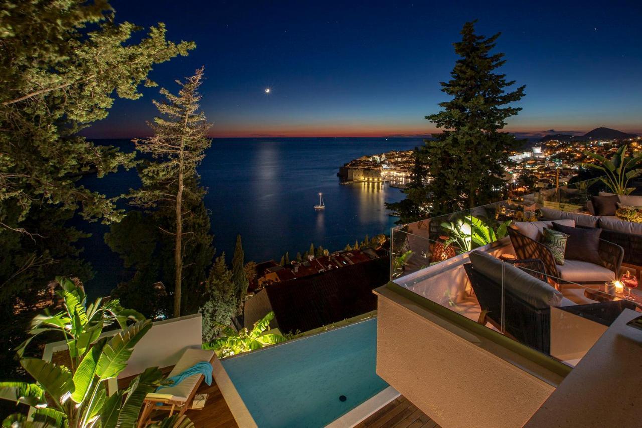 Villa T Dubrovnik - Wellness And Spa Luxury Villa With Spectacular Old Town View Kültér fotó